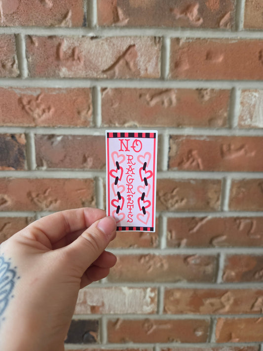 No Ragrets Sticker