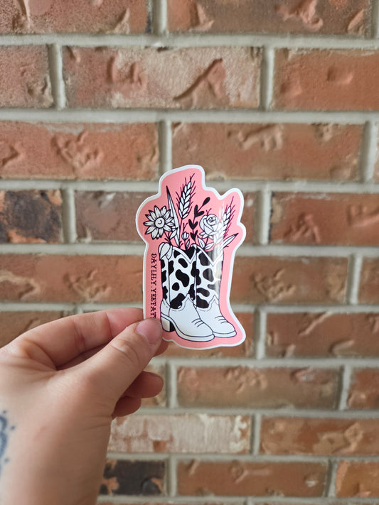 Wildflower Wrangler Sticker