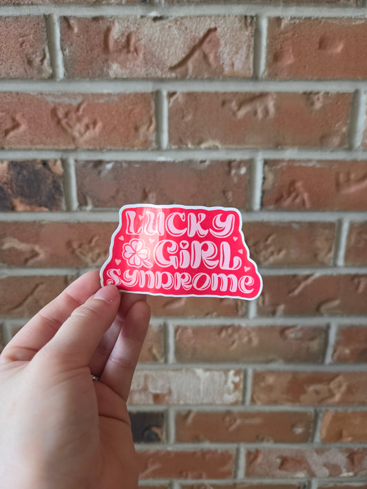 Lucky Girl Syndrome Sticker