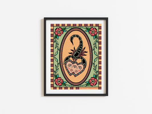 Scorpio Lover - by Daylily Yee Tattoo